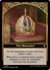 Copy (54) // The Monarch Double-Sided Token [Commander Masters Tokens] | I Want That Stuff Brandon