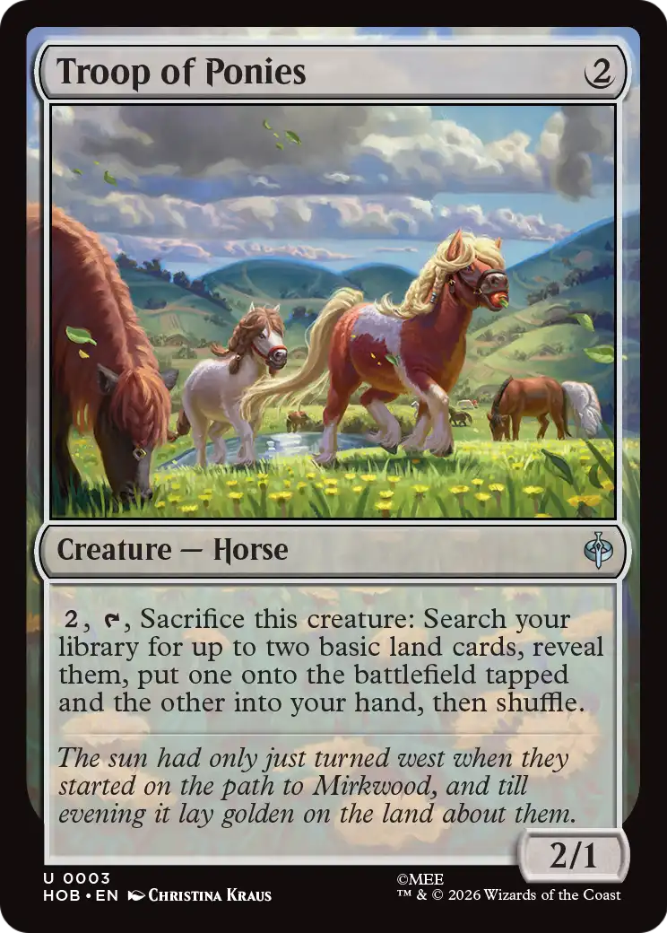 Troop of Ponies [The Hobbit] | I Want That Stuff Brandon