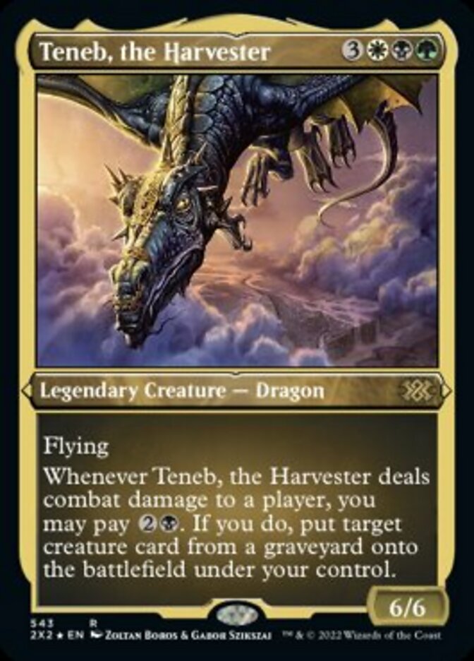 Teneb, the Harvester (Foil Etched) [Double Masters 2022] | I Want That Stuff Brandon