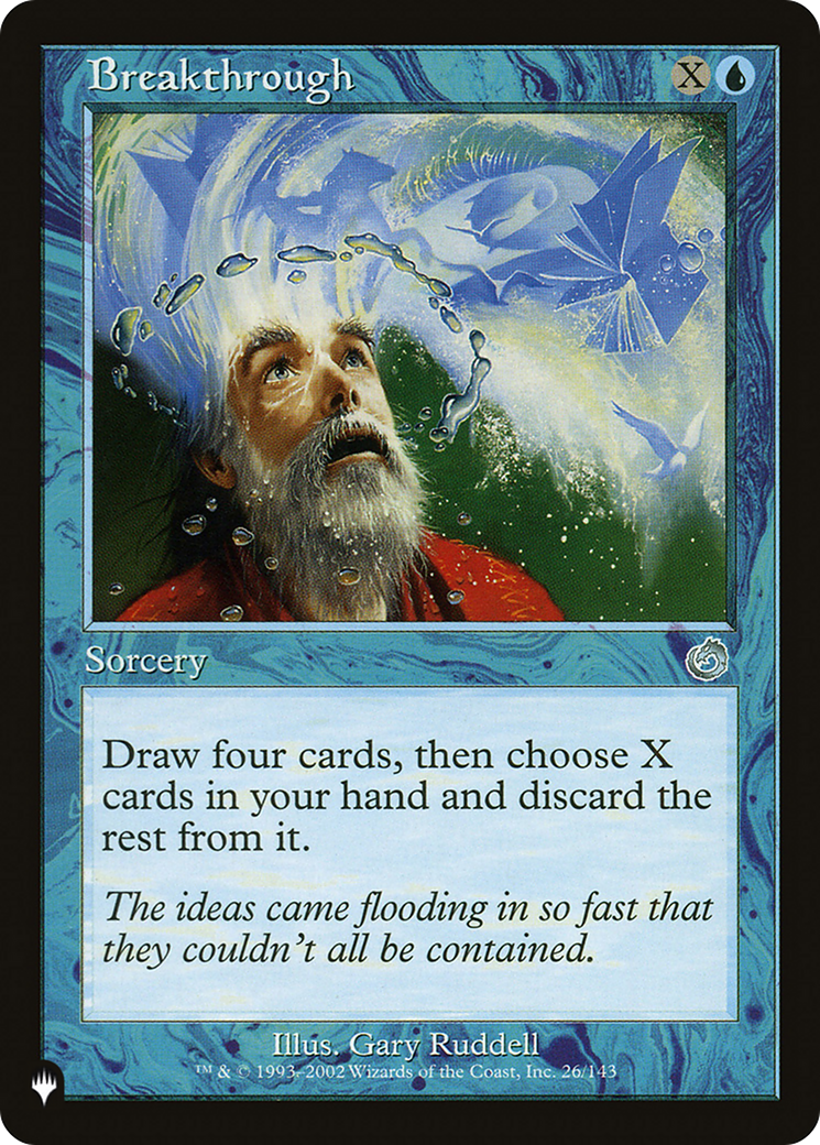 Breakthrough [The List Reprints] | I Want That Stuff Brandon