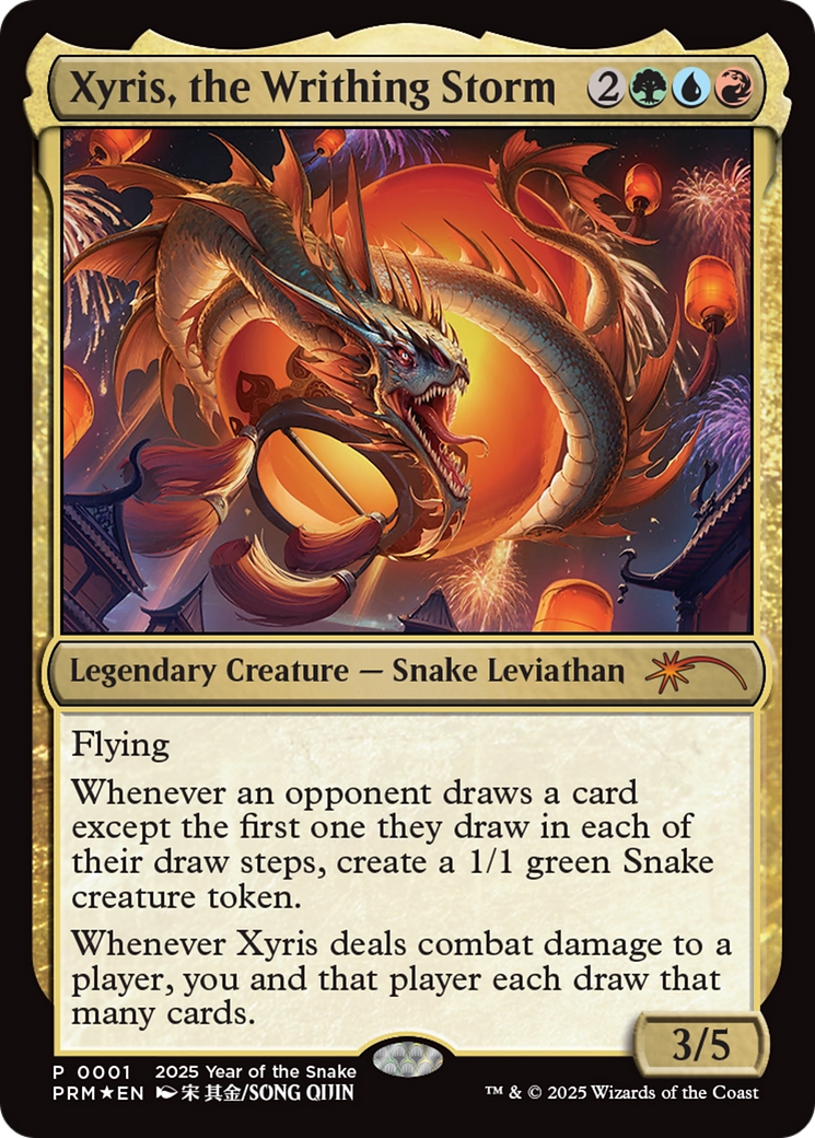 Xyris, the Writhing Storm (Year of the Snake 2025) [Standard Showdown Promos] | I Want That Stuff Brandon