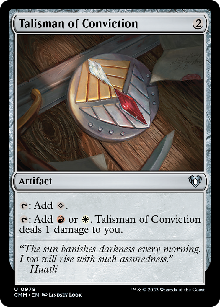 Talisman of Conviction [Commander Masters] | I Want That Stuff Brandon