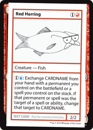 Red Herring (2021 Edition) [Mystery Booster Playtest Cards] | I Want That Stuff Brandon