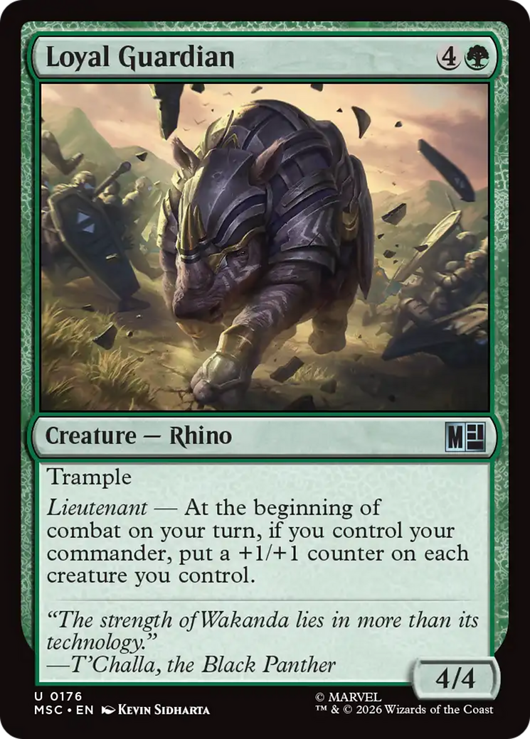 Loyal Guardian (Surge Foil) [Marvel Super Heroes Commander] | I Want That Stuff Brandon