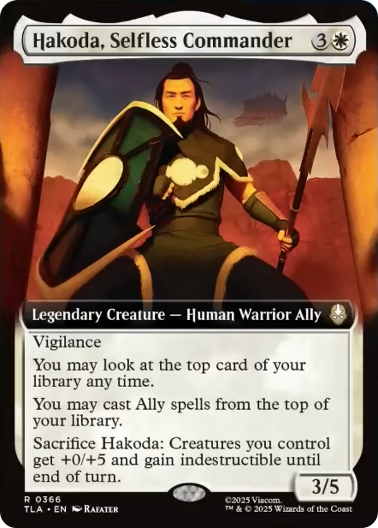 Hakoda, Selfless Commander (Extended Art) [Avatar: The Last Airbender] | I Want That Stuff Brandon