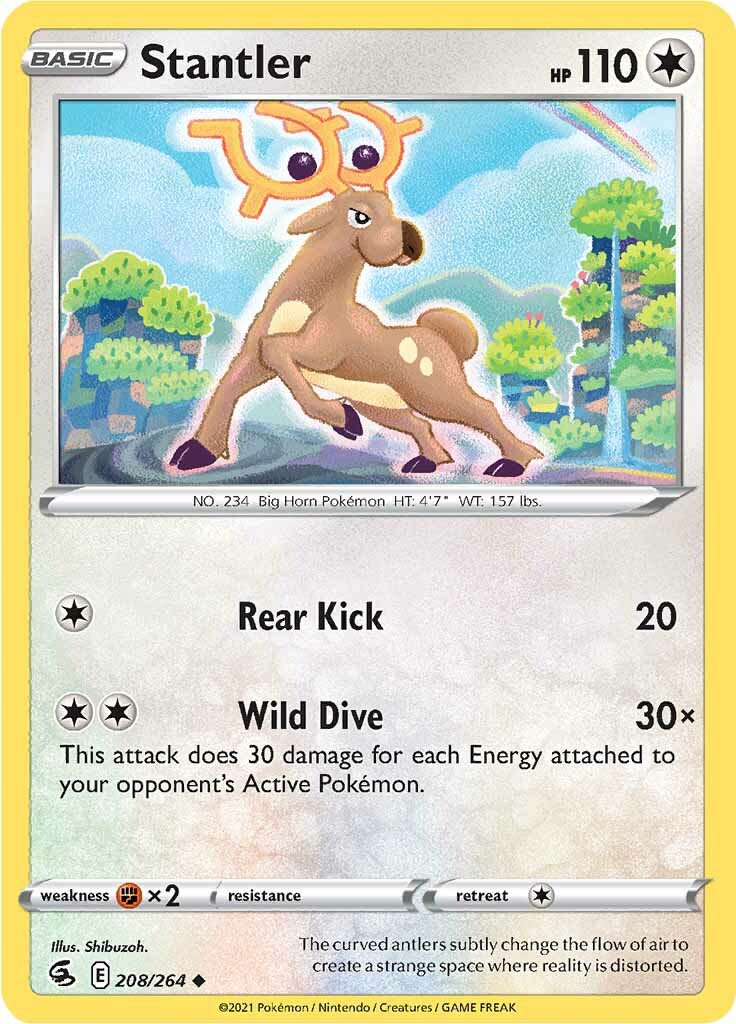 Stantler (208/264) [Sword & Shield: Fusion Strike] | I Want That Stuff Brandon