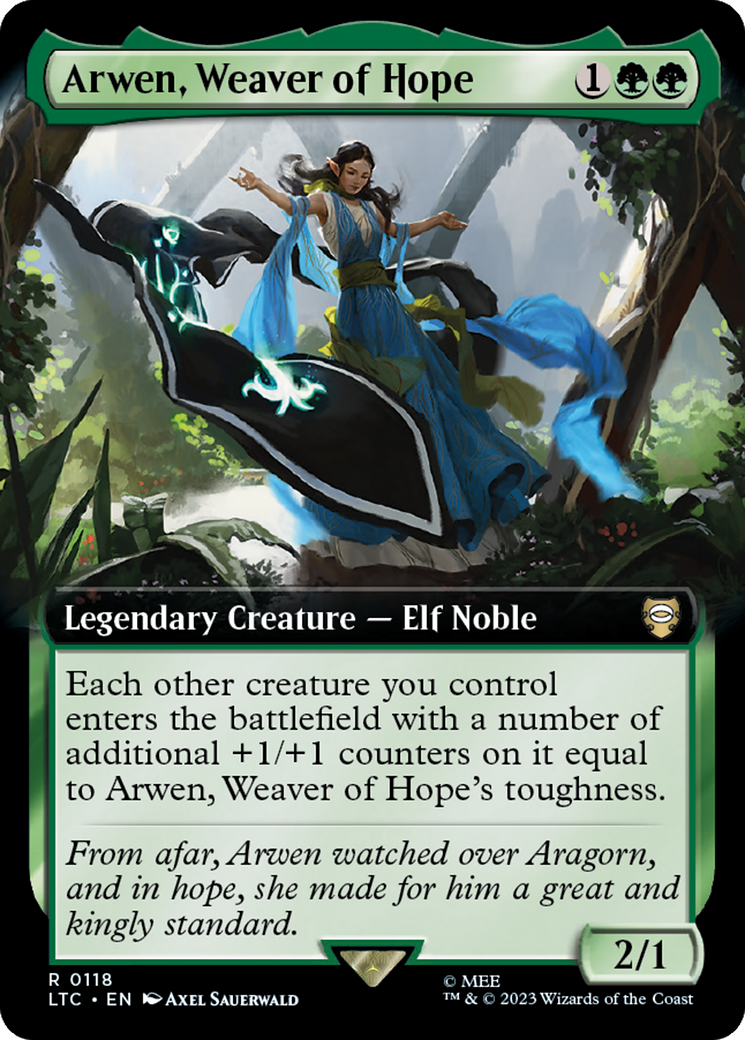 Arwen, Weaver of Hope (Extended Art) [The Lord of the Rings: Tales of Middle-Earth Commander] | I Want That Stuff Brandon