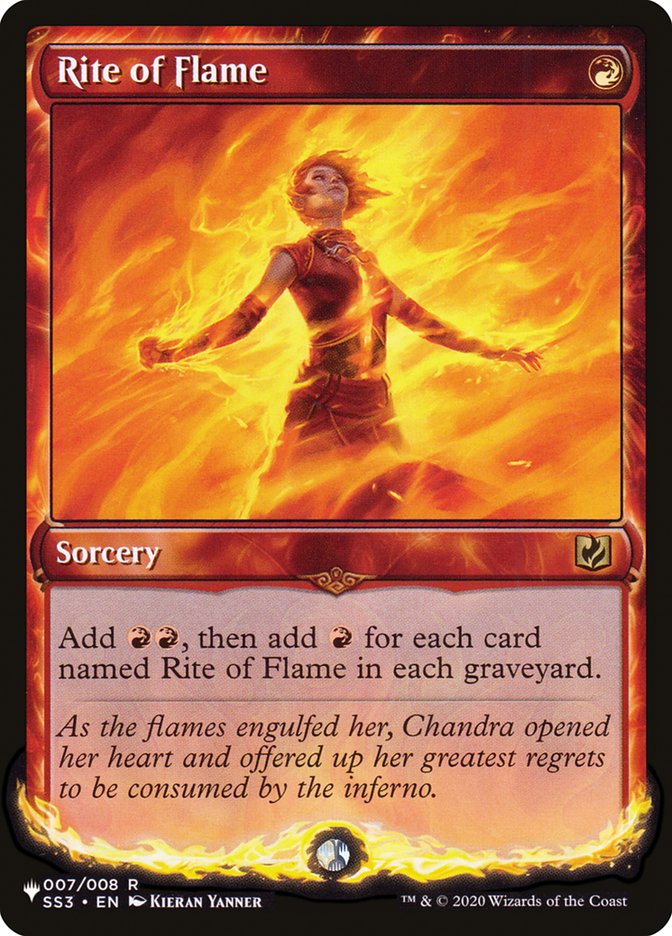 Rite of Flame [The List] | I Want That Stuff Brandon
