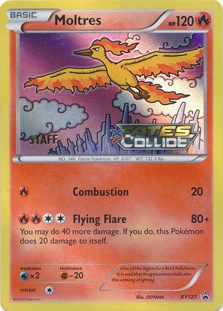 Moltres (XY127) (Staff) [XY: Black Star Promos] | I Want That Stuff Brandon