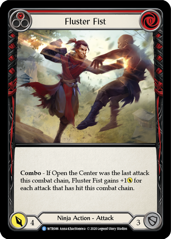 Fluster Fist (Red) [U-WTR086] (Welcome to Rathe Unlimited)  Unlimited Normal | I Want That Stuff Brandon