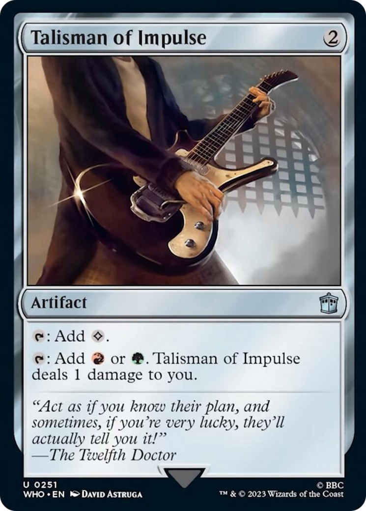 Talisman of Impulse [Doctor Who] | I Want That Stuff Brandon