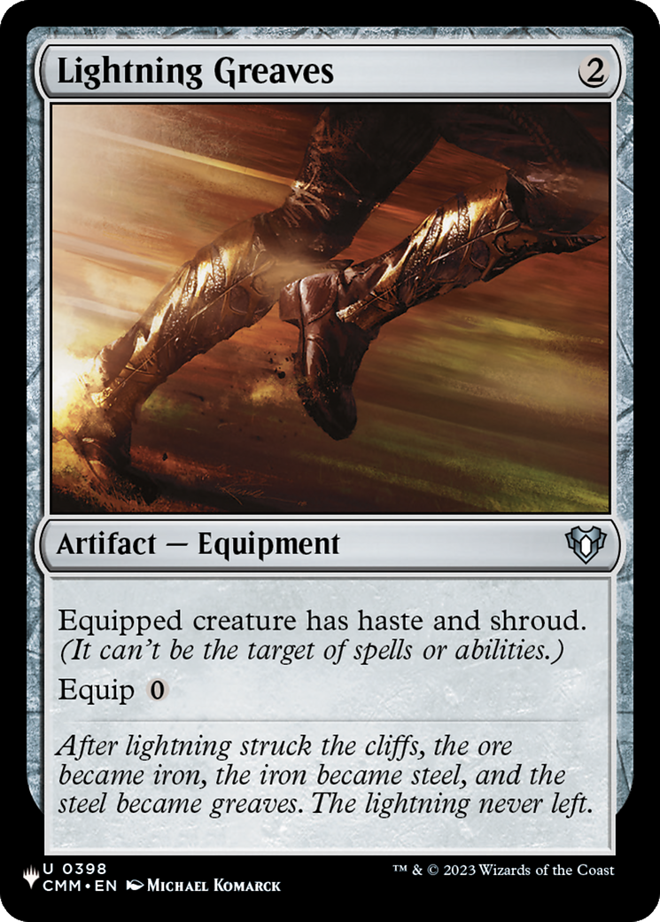 Lightning Greaves (CMM) [The List] | I Want That Stuff Brandon