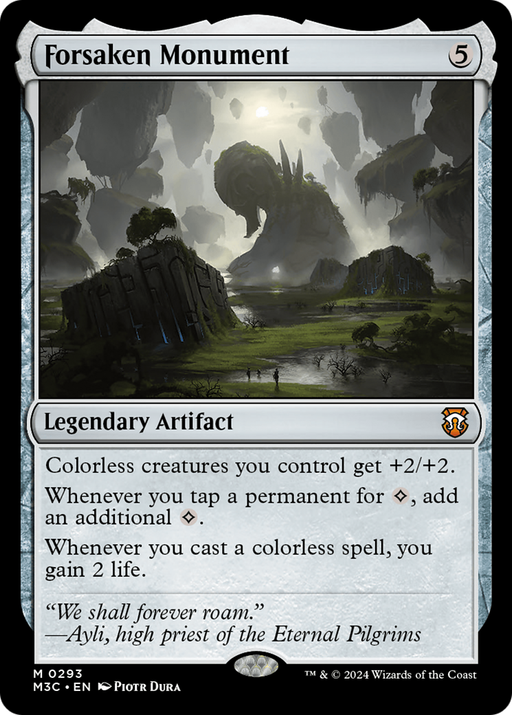 Forsaken Monument (Ripple Foil) [Modern Horizons 3 Commander] | I Want That Stuff Brandon