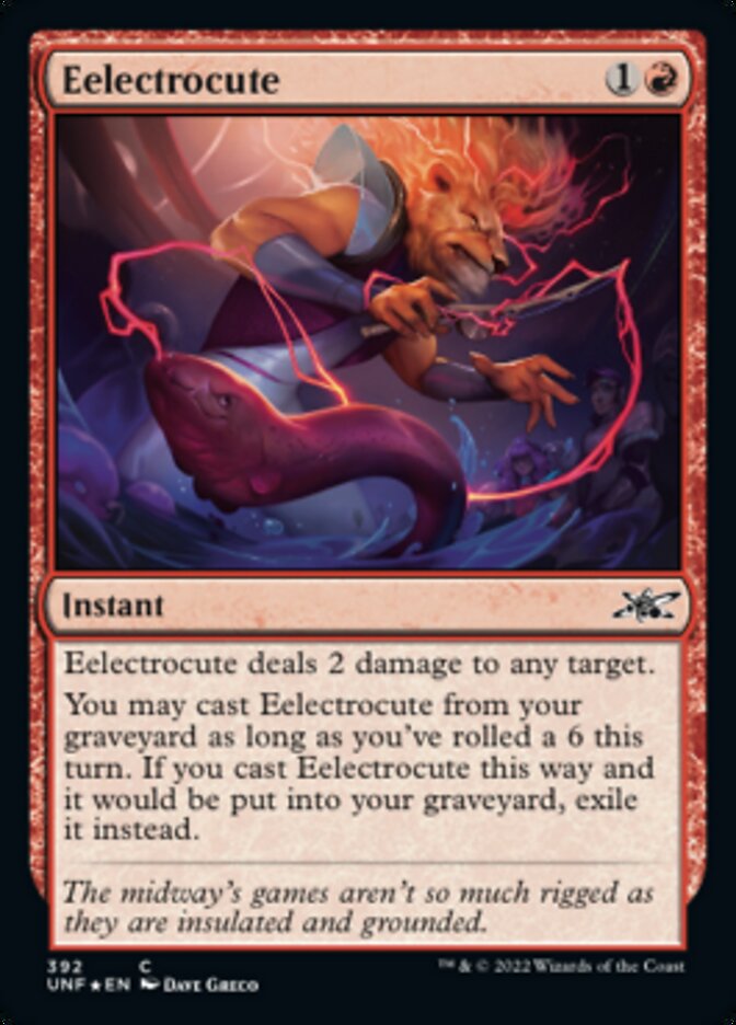 Eelectrocute (Galaxy Foil) [Unfinity] | I Want That Stuff Brandon