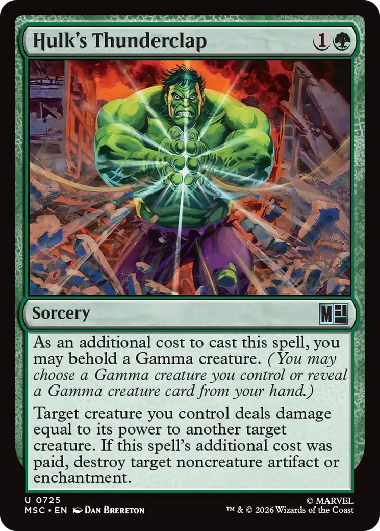 Hulk's Thunderclap [Marvel Super Heroes Commander] | I Want That Stuff Brandon