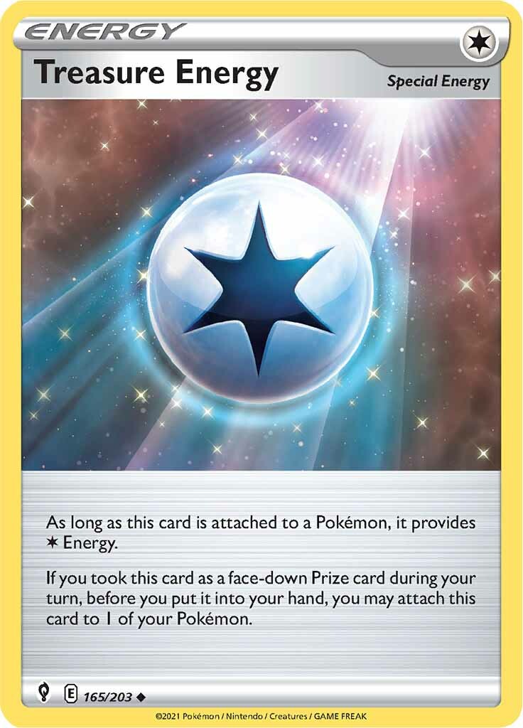 Treasure Energy (165/203) [Sword & Shield: Evolving Skies] | I Want That Stuff Brandon