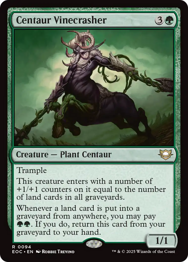 Centaur Vinecrasher [Edge of Eternities Commander] | I Want That Stuff Brandon
