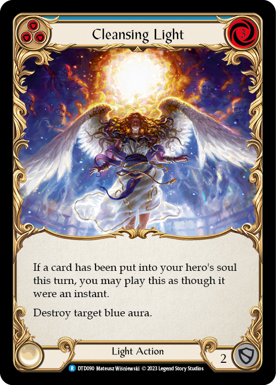 Cleansing Light (Blue) [DTD090] (Dusk Till Dawn)  Rainbow Foil | I Want That Stuff Brandon