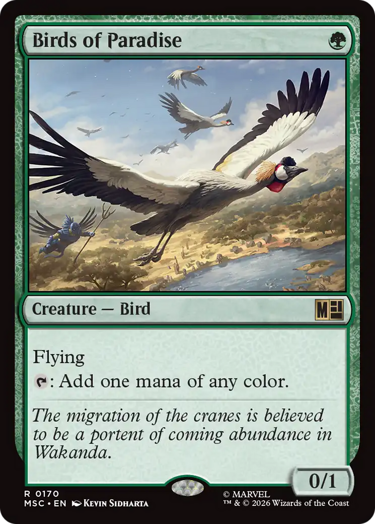Birds of Paradise (Surge Foil) [Marvel Super Heroes Commander] | I Want That Stuff Brandon