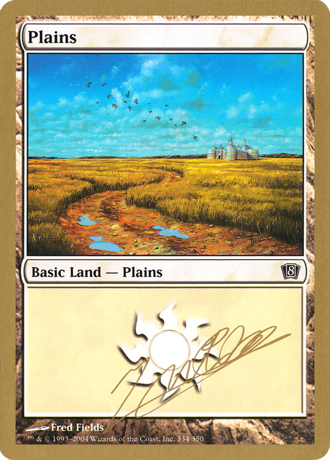 Plains (jn334) (Julien Nuijten) [World Championship Decks 2004] | I Want That Stuff Brandon