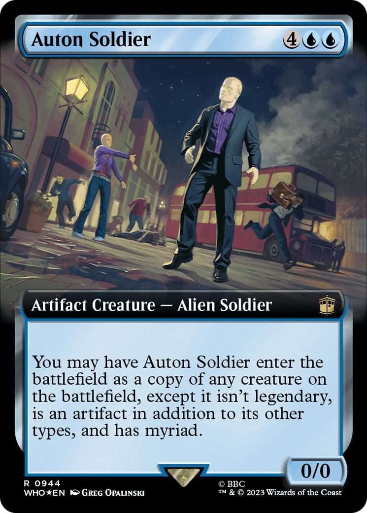 Auton Soldier (Extended Art) (Surge Foil) [Doctor Who] | I Want That Stuff Brandon