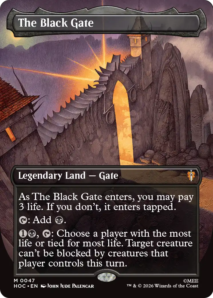 The Black Gate (Borderless) [The Hobbit: Eternal-Legal] | I Want That Stuff Brandon