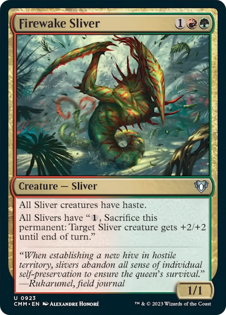 Firewake Sliver [Commander Masters] | I Want That Stuff Brandon