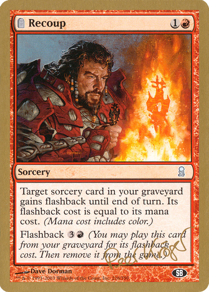 Recoup (Peer Kroger) (SB) [World Championship Decks 2003] | I Want That Stuff Brandon