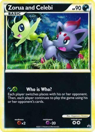 Zorua and Celebi (Jumbo Card) [Miscellaneous Cards] | I Want That Stuff Brandon