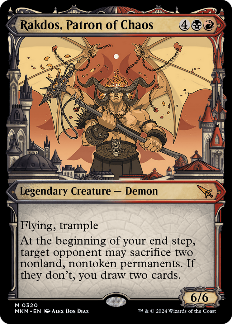 Rakdos, Patron of Chaos (Showcase) (0320) [Murders at Karlov Manor] | I Want That Stuff Brandon