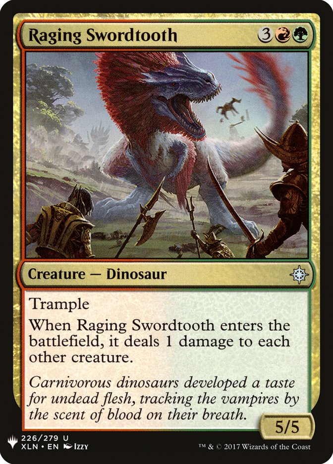 Raging Swordtooth [Mystery Booster] | I Want That Stuff Brandon