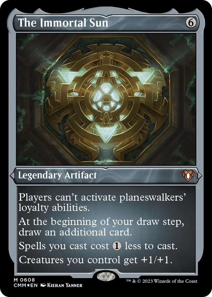 The Immortal Sun (Foil Etched) [Commander Masters] | I Want That Stuff Brandon