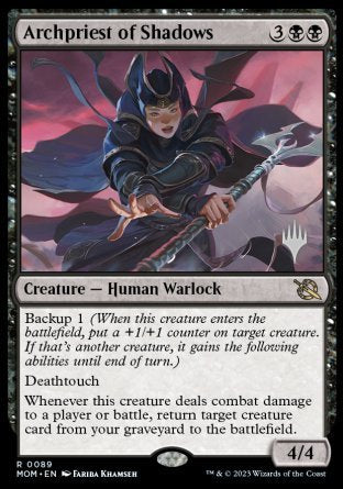 Archpriest of Shadows (Promo Pack) [March of the Machine Promos] | I Want That Stuff Brandon