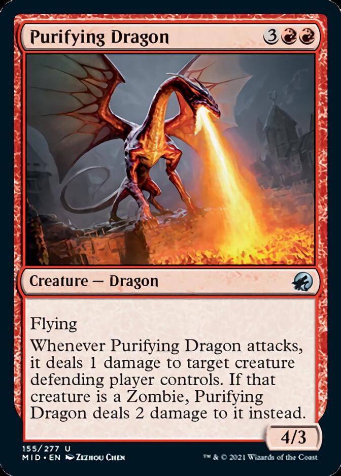 Purifying Dragon [Innistrad: Midnight Hunt] | I Want That Stuff Brandon