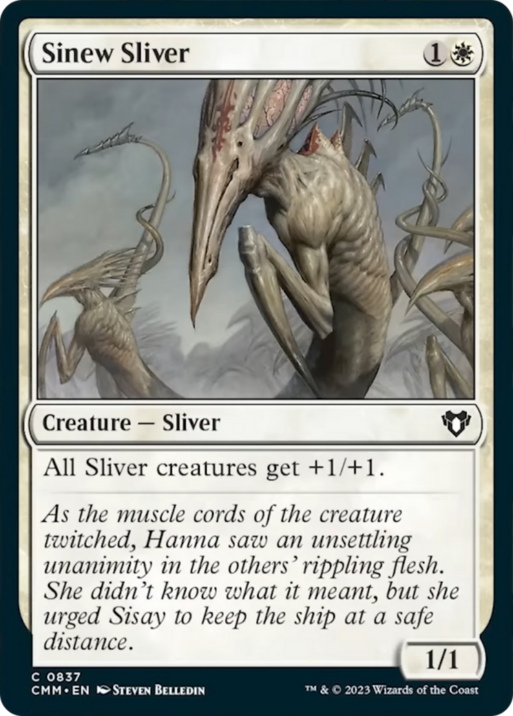 Sinew Sliver [Commander Masters] | I Want That Stuff Brandon