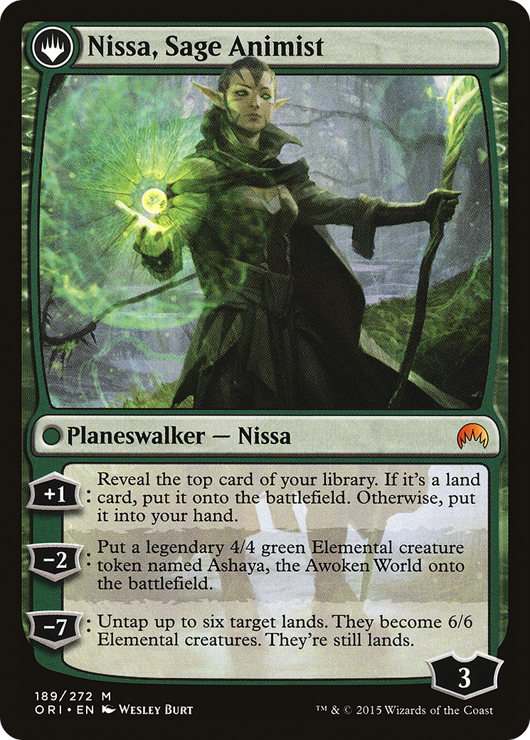 Nissa, Vastwood Seer // Nissa, Sage Animist [Secret Lair: From Cute to Brute] | I Want That Stuff Brandon