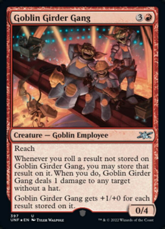 Goblin Girder Gang (Galaxy Foil) [Unfinity] | I Want That Stuff Brandon