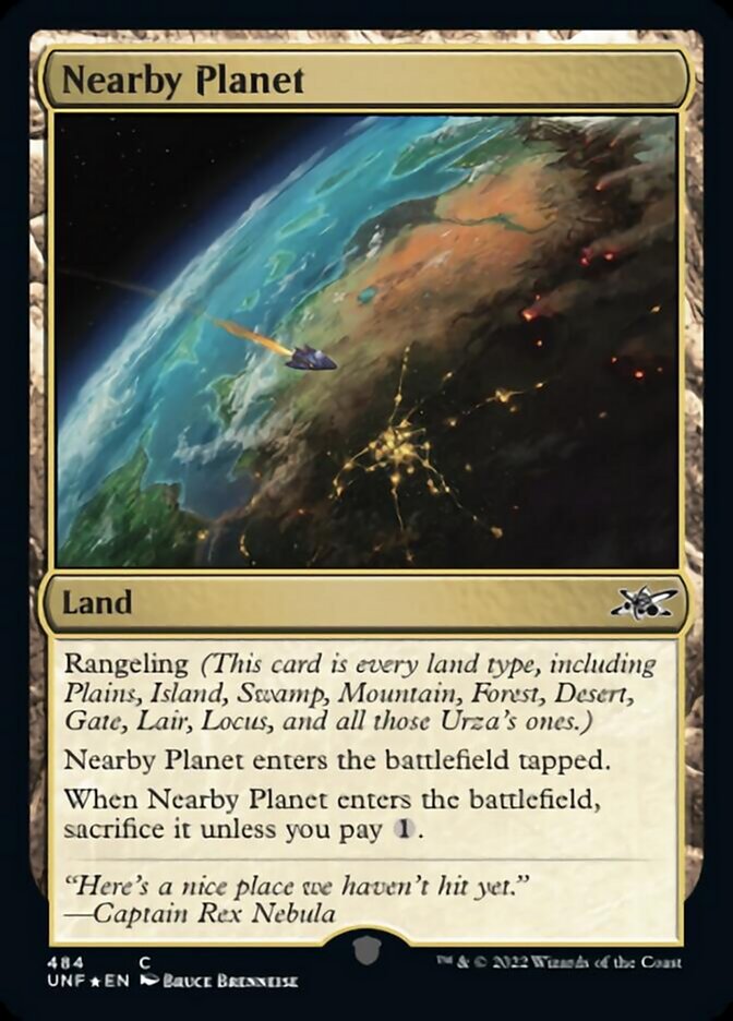 Nearby Planet (Galaxy Foil) [Unfinity] | I Want That Stuff Brandon