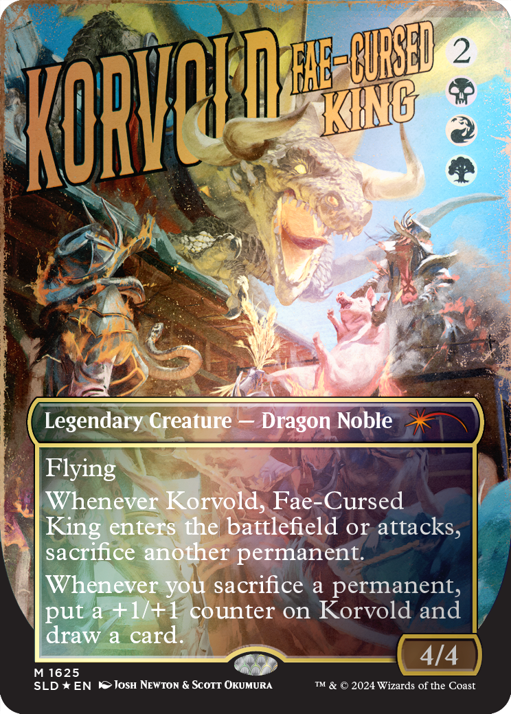 Korvold, Fae-Cursed King (Rainbow Foil) [Secret Lair Drop Series] | I Want That Stuff Brandon