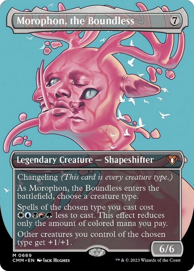 Morophon, the Boundless (Borderless Profile) [Commander Masters] | I Want That Stuff Brandon