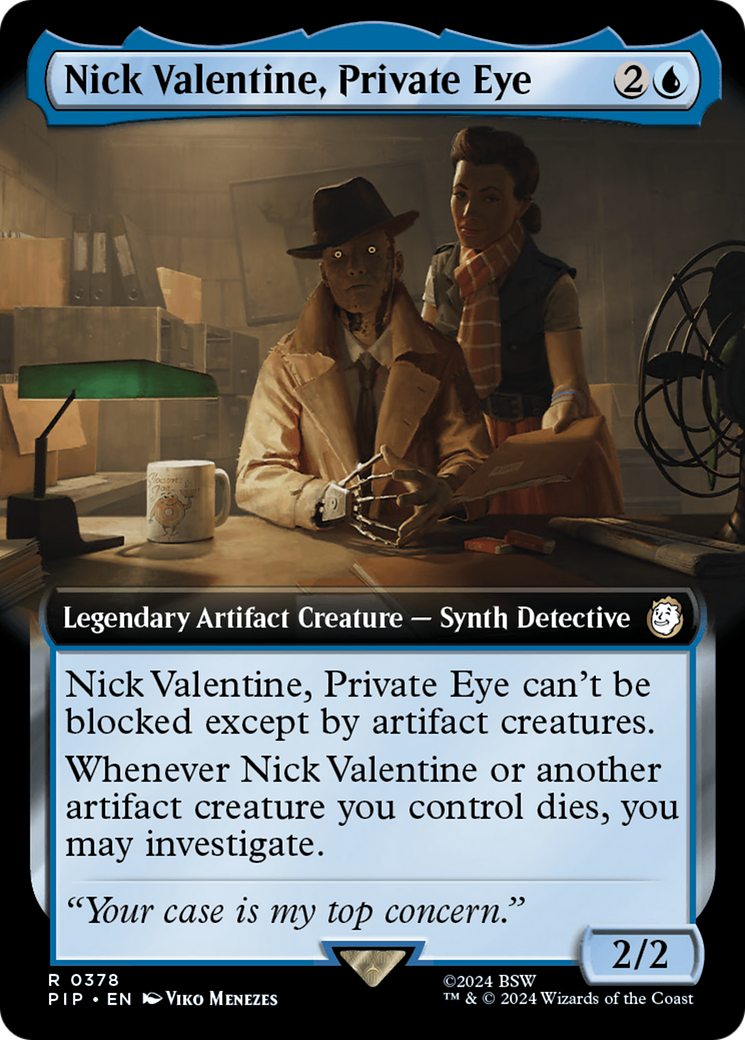 Nick Valentine, Private Eye (Extended Art) [Fallout] | I Want That Stuff Brandon