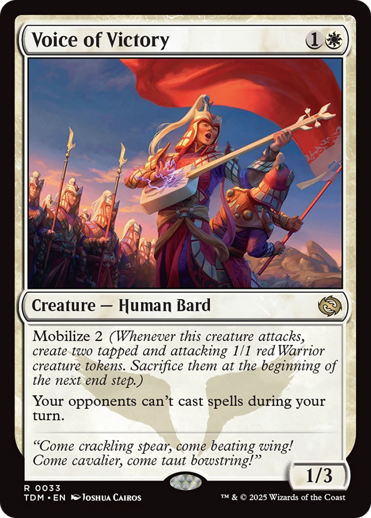 Voice of Victory [Tarkir: Dragonstorm] | I Want That Stuff Brandon