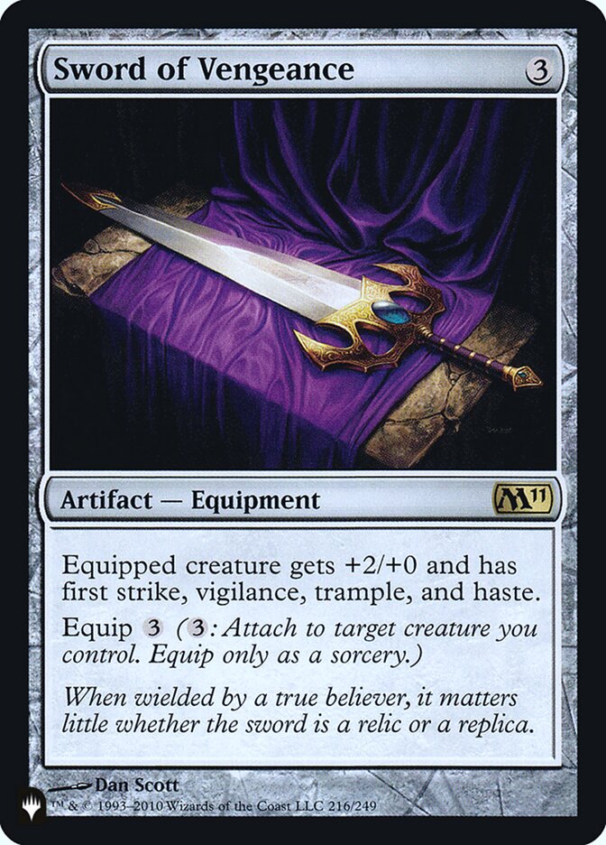 Sword of Vengeance [The List] | I Want That Stuff Brandon