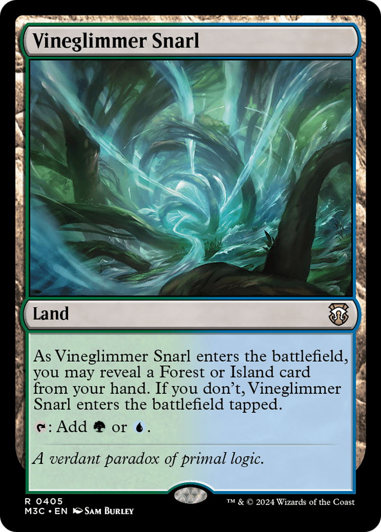 Vineglimmer Snarl (Ripple Foil) [Modern Horizons 3 Commander] | I Want That Stuff Brandon