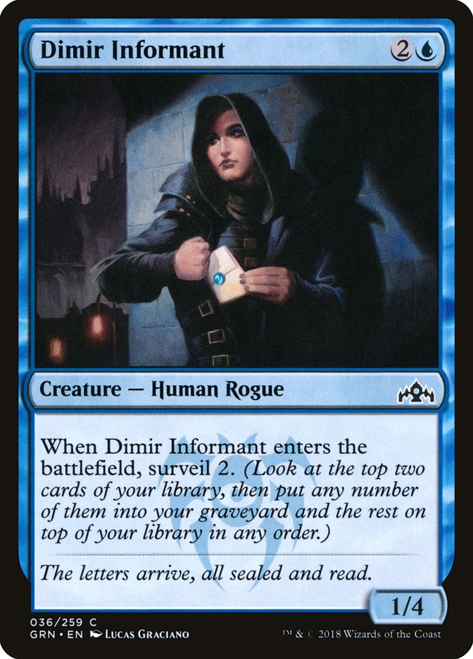 Dimir Informant [Guilds of Ravnica] | I Want That Stuff Brandon