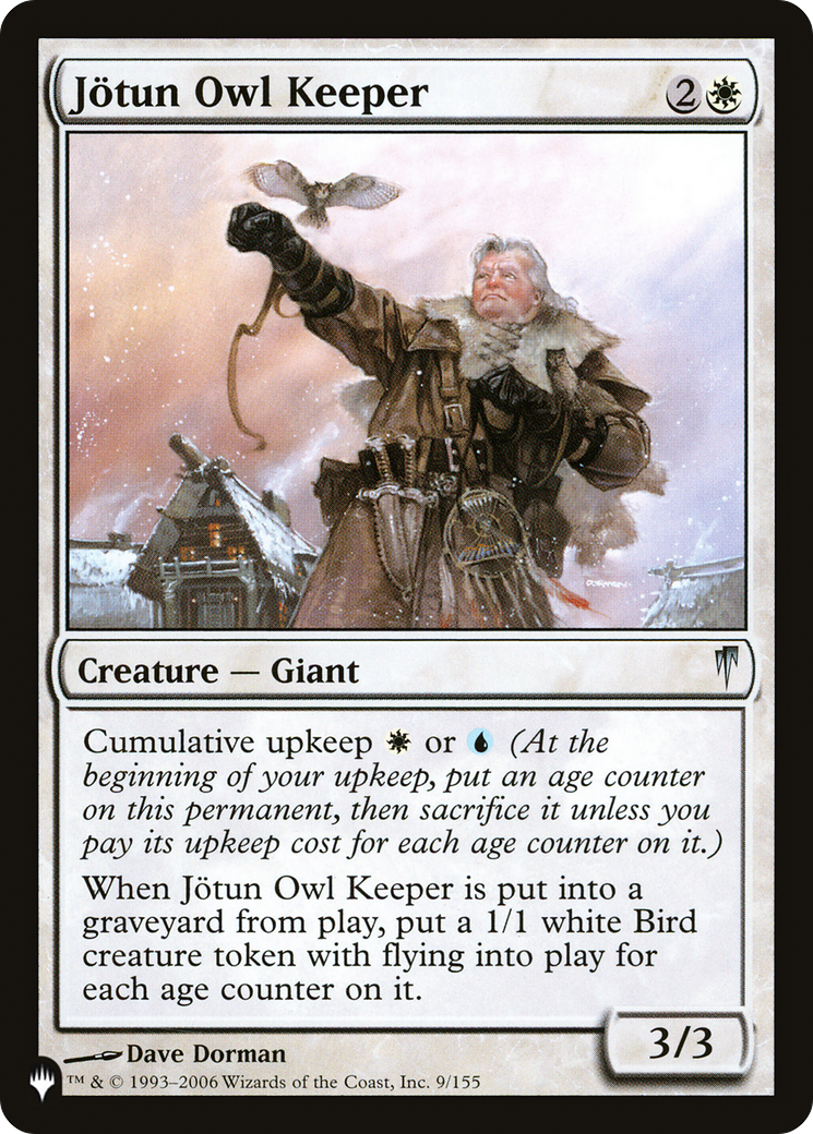 Jotun Owl Keeper [The List Reprints] | I Want That Stuff Brandon