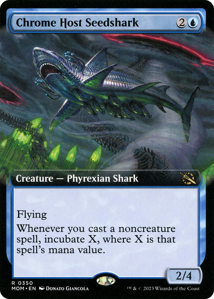 Chrome Host Seedshark (Extended Art) [March of the Machine] | I Want That Stuff Brandon