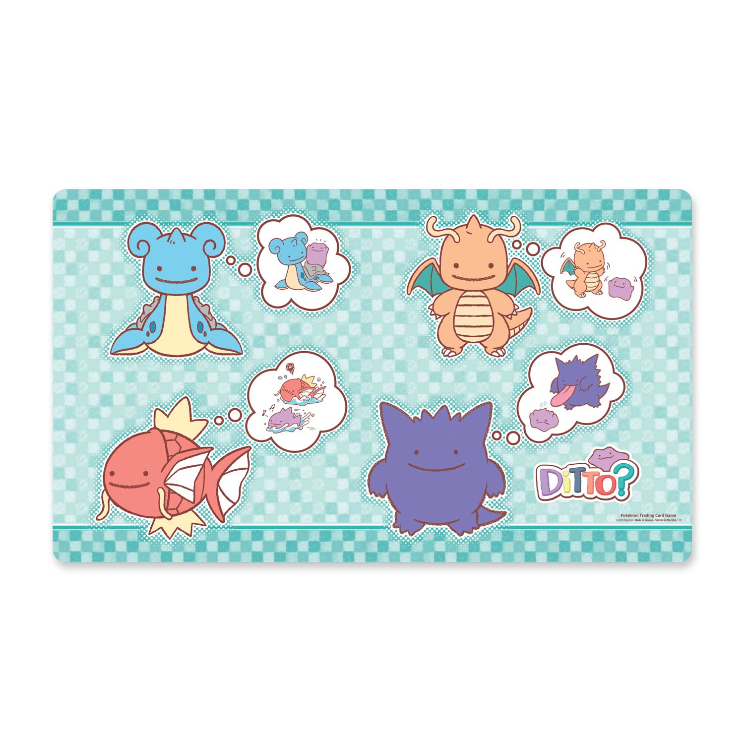 Playmat - Ditto? (Lapras, Dragonite, Magikarp, and Gengar) | I Want That Stuff Brandon