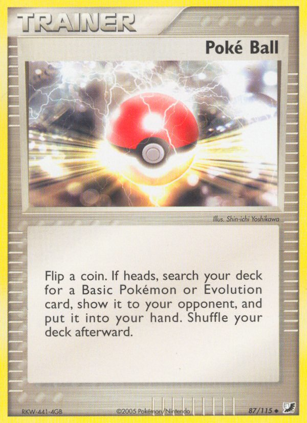 Poke Ball (87/115) [EX: Unseen Forces] | I Want That Stuff Brandon