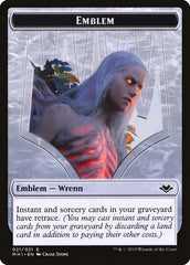 Elemental (008) // Wrenn and Six Emblem (021) Double-Sided Token [Modern Horizons Tokens] | I Want That Stuff Brandon